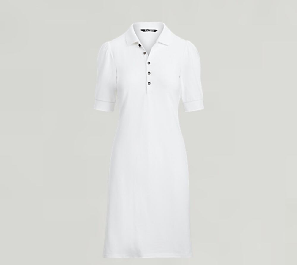 Ralph Lauren Collared Shift Dress Sporty and Stylish Medium